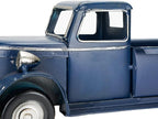 SOFFEE DESIGN 10in Collectible-Vehicles Classic Truck, Pick-up Model Iron Decorations, Collectible Figurine Desktop Car Wine Holder for Home Decor, Dark Blue