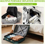 Travel Vacuum Storage Bags for Clothing with Rechargeable Air & Hand Pump, 21 Pack Portable Space Saver Bags, Compression Packing Seal for Luggage and Suitcase, Blankets, Seasonal Storage