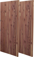 Household Essentials Cedar Fresh Cedar Panels for Closet 2 Pack, Bracket-Free with a Variety of Potential Uses, Natural