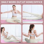 Figure 8 Fitness Resistance Band with Handles, Arm & Back Training Elastic Rope for Pure Barre Workout, Chest, Shoulder Stretching Exercise Equipment for Yoga, Pilates & Physical Therapy.