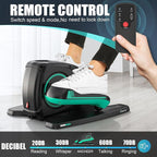 ANCHEER Under Desk Elliptical Machine - Quiet Pedal Exerciser for Seniors, Office & Home, Low-Impact Seated Leg Workout Equipment, Smart LCD Display, Remote Control
