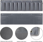 RV Shoe Pockets 10 Pockets Heavy Hanging Bedside Storage Organizer with Sturdy Hooks Storage Pockets Hangs on bed for Shoes Toys and Tool Accessories