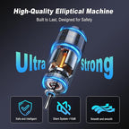 HOTWAVE Under Desk Elliptical Exercise Machine, Ellipse Leg Exerciser Electric as Seen on TV While Sitting for Seniors with Remote Control & 12-Speeds, Seated Foot Pedal Exercise Training Equipment