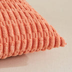 Fancy Homi 4 Packs Decorative Throw Pillow Covers for Living Room Couch Bed, Modern Farmhouse Boho Home Décor Accent Cushion Case, 20" x 12", Coral
