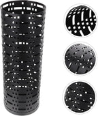Mobestech Umbrella Storage Organizer Stylish Iron Art Umbrella Stand for Home Entryway and Spacious Multifunctional Design for Canes and Decor for Lobby and Mall