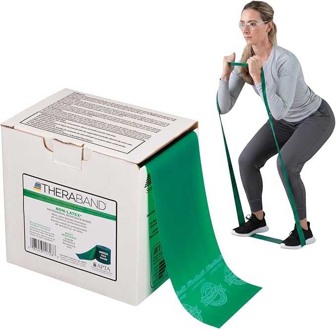 THERABAND Resistance Band, Special Heavy, 50-Yard Roll, Elastic Band for Exercise