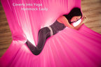 F.Life Aerial Silk 10 Yards Kit Durable Aerial Yoga Hammock with Hardware & Guide Aerial Swing for Acrobatic Flying Yoga