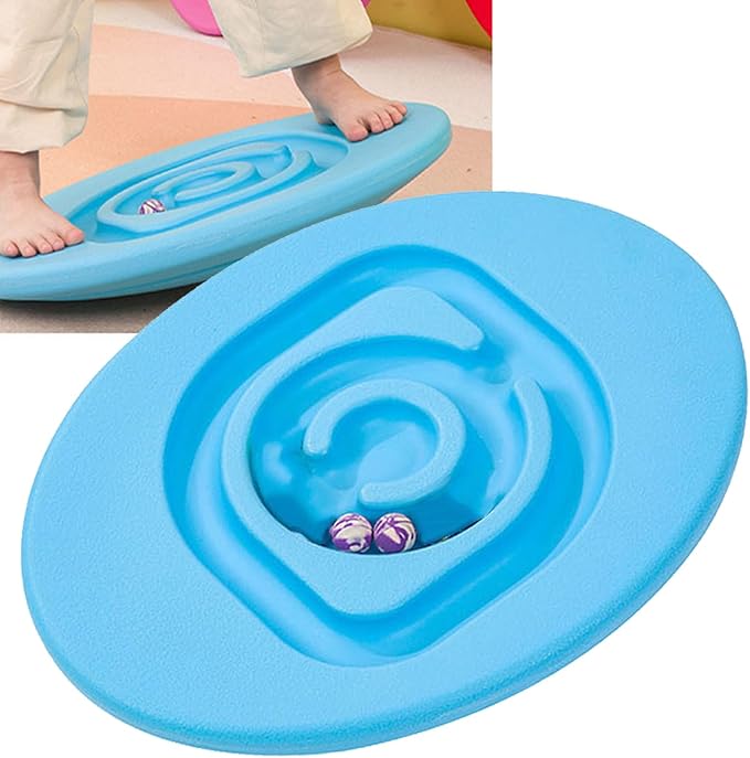 Wobble Board, Kid Rocking Snail Balance Board for Kids Children Maze Balance Board, Indoor and Outdoor Play Snail Balance Board for Kids Snail Balance Board Snail Board for Kids