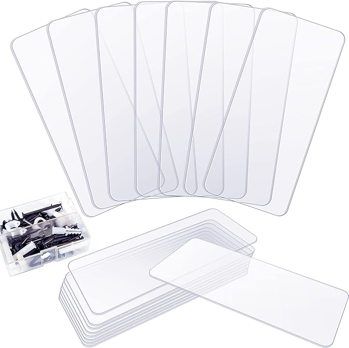 Yookeer 16 Pack 4.25 x 2 in Drawer Dividers for Plastic Storage Bins Storage Hardware Cabinet Dividers for Teacher Toolbox, Small Parts Organizer, Screw Organizer