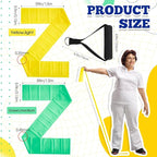 2 Pcs Resistance Band with Handles Chair Exercise Equipment for Seniors Physical Therapy Band Gifts for Elderly Women Rehab, Physical, Grandma, Grandpa