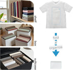 7 Pcs PLIIO Large Filers, Foldable Clothes Organizer, Space-Saving Closet and Suitcase solution, Wrinkle-Free Storage Solution for Home and Travel, Wardrobe Organizer and Clothes Folder