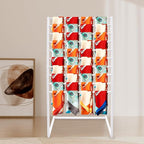 Scarf Display Stand, 10 Tier Metal Scarf Holder Organizer, Freestanding Scarf Rack, for Hanging Towels, Scarves, Clothes, Shawls, Blankets, Bandana, for Commercial Clothing Retail Store (White)