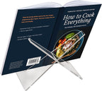 Americanflat Acrylic Easel Stand - 8" Tabletop Easel and Plate Stand - Set of 2 - Lightweight Display Holders for Photos, Cards, Frames, Books, Magazines, Albums - Home or Office Decor