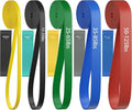 Resistance Bands, Pull Up Assist Bands - Workout Bands, Eexercise Bands, Long Resistance Bands Set for Working Out, Fitness, Training, Physical Therapy for Men Women