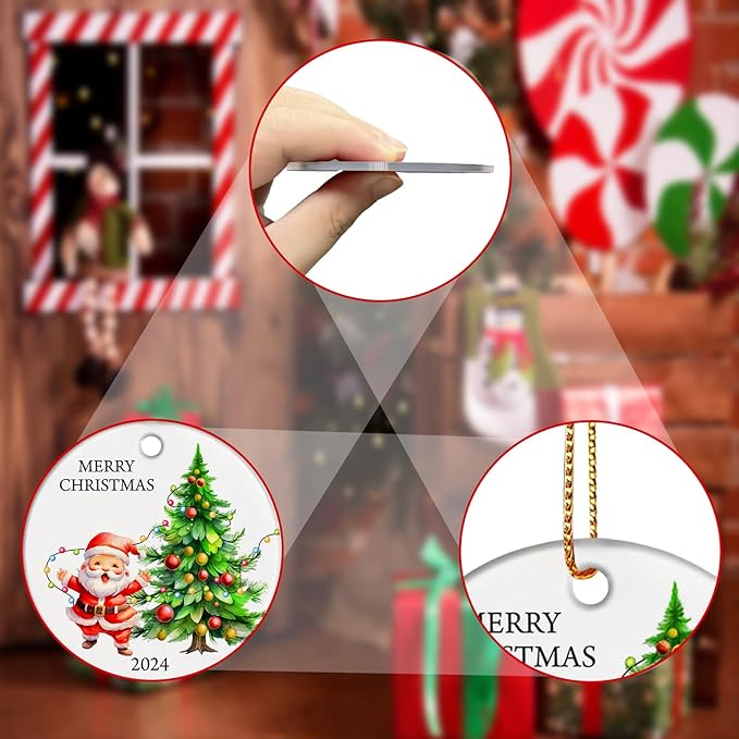 Gytera 2025 Dragon Ornaments for Christmas Tree- Dragon Hanging Acrylic Christmas Decorative Hanging Ornaments
