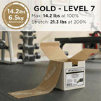 THERABAND Resistance Band 25 Yard Roll, Non-Latex Professional Elastic Stretch Bands for Upper & Lower Body Exercise Workouts, Physical Therapy, Lower Pilates, Flexibility, & Rehab, Dispenser Box