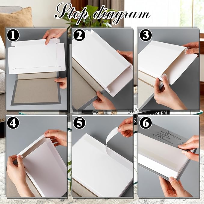 Menkxi 6 Aesthetic Decorative Books Set with Tassel Wood Bead Motivational Table Decor Encouragement Faux Book with Inspirational Design for Home Coffee Table Modern Decoration Photo Storage Box