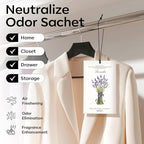 MYARO 12 Packs Scented Sachets for Drawer and Closet, Long-Lasting Potpourri Bags Closet Air Freshener Home Fragrance Sachet 3 Scents Options- Lavender, Bloomy Flower, Gardenia