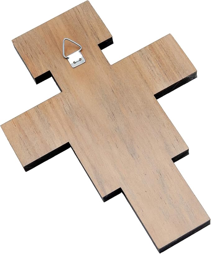 Intercession San Damiano Wall Wood Cross Crucifix (8 in)