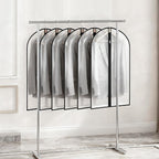 6 Pack Garment Bags 60 * 100cm, 40in PEVA Translucent Garment Covers, Suit Storage Bags, Dress Organizer Bags Used To Protect Shirts, Winter Coats, Jackets