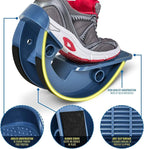 Yes4All 2-in-1 Professional Wooden Balance Board + Foot Rocker Navy