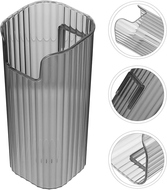VOSAREA Umbrella Stand Holder Plastic Wall Mounted Umbrella Stand Hanging Umbrella Rack for Entryway Home Office Canes Walking Sticks Holder Organizer Bin
