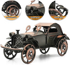Metal Antique Car Decor, Classic Collectible Cars for Adults - Handmade Vintage Car Model for Man Cave, Garage, Home & Office - Car Lover Gifts