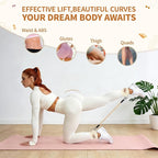 Resistance Bands with Cuffs – Comfort Ankle Workout Bands for Women & Men, Booty Exercise Bands for Kickbacks, Hip & Glute Training, Butt Lift Fitness Equipment, Durable Home Gym Accessories