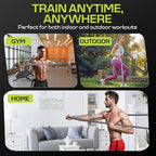 Fabric Resistance Bands for Working Out – 5 Strength Levels from Extra Light to Extra Heavy – Thick Workout Bands for Legs, Glutes, HIPS, Stretching, Strength Training with Storage Bag