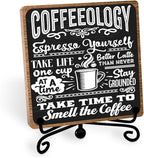 Funny Coffee Bar Accessories - Table Decorations & Desk Shelf Cubicles for Coffee Bar Decoration