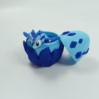 Enchanted 3D Egg with Miniature Inside - Handcrafted Printed Collectible | Fantasy Decor & Gift (Crystal Dragon & Egg (Box))