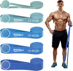 Pull Up Bands, Resistance Bands Set for Pull-Up Assistance, Exercise Bands with Door Anchor & Grip Pads for Men & Women Working Out, Physical Therapy, Muscle Training