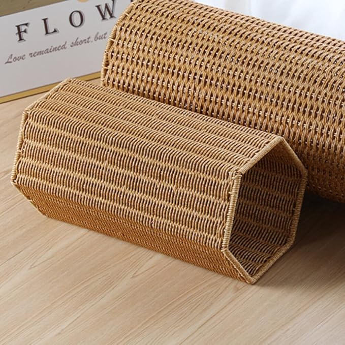 Alipis Woven Umbrella Stand for Entryway Freestanding Umbrella Holder Basket Storage Rack Tall Floor Woven Bucket Flower Vase for Canes Walking Sticks Organizer