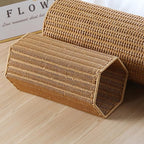Alipis Woven Umbrella Stand for Entryway Freestanding Umbrella Holder Basket Storage Rack Tall Floor Woven Bucket Flower Vase for Canes Walking Sticks Organizer