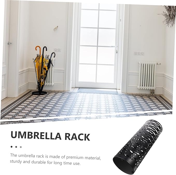 Umbrella Storage Stand Stable Iron Umbrella Holder for Home Entryway for Organizing and Drying Elegant Design