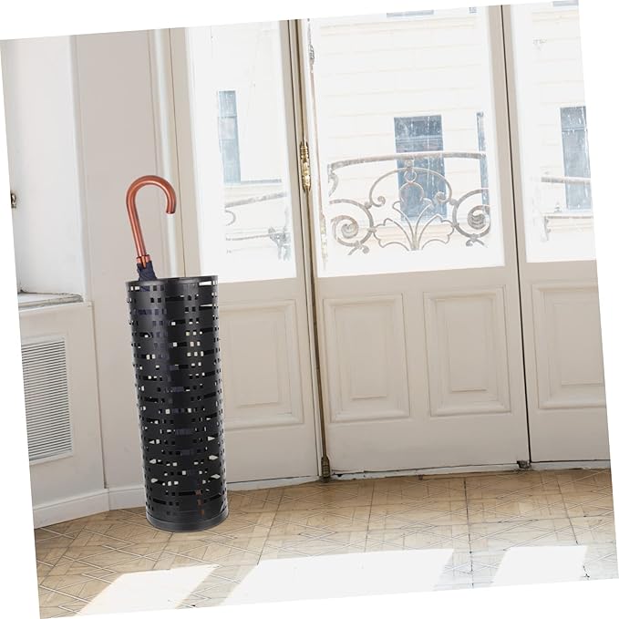 Umbrella Storage Stand Stable Iron Umbrella Holder for Home Entryway for Organizing and Drying Elegant Design