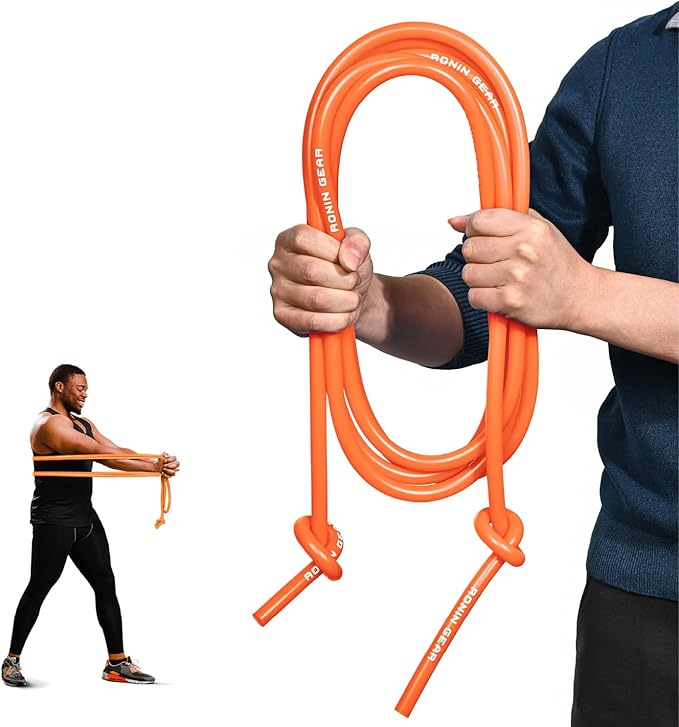 Resistance Bands - 16 Feet Long - 88 lbs Resistance - Strength Training Bands - Elastic Workout Bands - Wrestling Resistance Bands - Fitness & Home Workout Equipment - Resistance Training