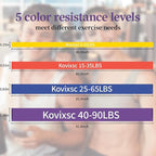 Resistance Bands for Working Out, Pull Up Assistance Bands, Exercise Workout Bands for Men & Women, Gym Bands with Door Anchor & Handle, Stretching Bands for Physical Therapy, Muscle Training