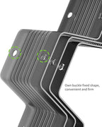 Honeycomb Separator Adjustable Drawer Organizer Divider for Underwear Belt-Scarf Socks Organizer (Black(1pc))