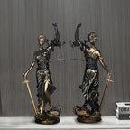 12.3 in Lady Justice Statue Scale of Justice Sculpture Blind Justice Figurine Law Office Decor for Desk Bookshelf Living Room Ldeal Gift for Lawyer Friends Who Long for Fairness and Justice