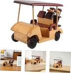 Kisangel Rustic Wooden Car Model Handmade Vintage Vehicle Ornament for Home Decor Office Desktop Antique Decoration Retro Lovers and Collectors