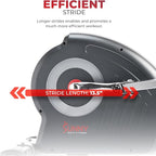 Sunny Health & Fitness Elite Interactive Series Exercise Elliptical with Exclusive Free SunnyFit App Enhanced Bluetooth Connectivity - SF-E320047