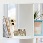 Mini Decorative Books For Home Decor, Small Wood Book Stack For Table Decor, Home Decor Book For Living Room Mantel, Farmhouse Stacked Books Decorative（L44）