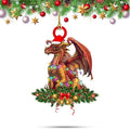 Gytera 2025 Dragon Ornaments for Christmas Tree- Dragon Hanging Acrylic