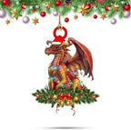 Gytera 2025 Dragon Ornaments for Christmas Tree- Dragon Hanging Acrylic