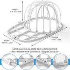 2 Pack Hat Washer for Washing Machine, Cap Washing Protector Holder Fit for Adult and Kid's Ball Caps