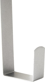 Wreath Hanger for Front Door, Slim Over The Door Hook, Easy to Use and Reusable Holiday Wreath Holder for Christmas, Thanksgiving, Halloween and Daily Décor(15" Silver, 2)