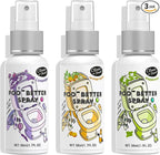 Clean-n-Fresh Toilet Spray, Variety 3 Pack -Lavender, Orange Splash, Peppermint, Bathroom & Toilet Odor Deodorizer, Travel Essentials, Up to 300 Uses, 5.1 Fl Oz