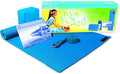 Wai Lana Basic Yoga Kit Includes Yoga Mat, 4” Foam Block, Strap and Instructional Poster