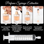 10pcs Perfume Refill Tool Kit,Plastic Perfume Dispenser Transfer Tools,Travel Refill Tool Set for Liquid Cologne Fragrance Sample Essential Oils (Golden, 10ml/10pcs)